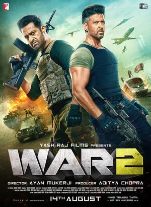 War 2 2025 Hindi HD Poster Download - filmyfly